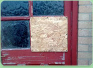 boarded up Alfreton